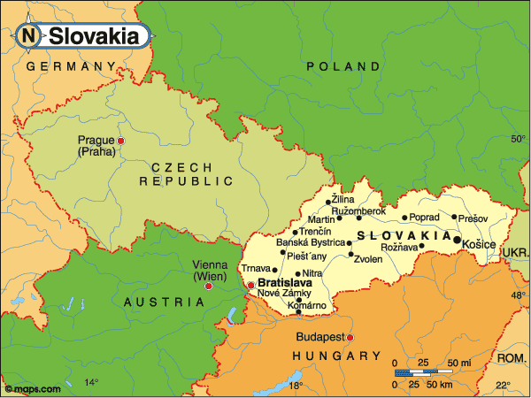 Imagini pentru harta slovacia photos